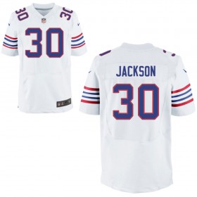 Mens Buffalo Bills Nike White Alternate Elite Jersey JACKSON#30