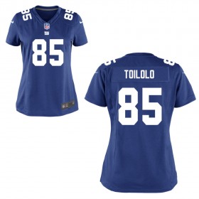 Women's New York Giants Nike Royal Blue Game Jersey TOILOLO#85