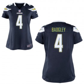 WomenÕs Los Angeles Chargers Nike Navy Blue Game Jersey BADGLEY#4