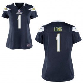 WomenÕs Los Angeles Chargers Nike Navy Blue Game Jersey LONG#1