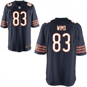 Youth Chicago Bears Nike Navy Game Jersey WIMS#83