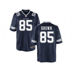 Youth Dallas Cowboys Nike Navy Game Jersey BROWN#85