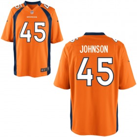 Youth Denver Broncos Nike Orange Game Jersey JOHNSON#45