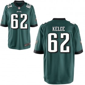 Youth Philadelphia Eagles Nike Midnight Green Game Jersey KELCE#62