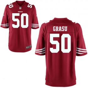 Youth San Francisco 49ers Nike Scarlet Game Jersey GRASU#50