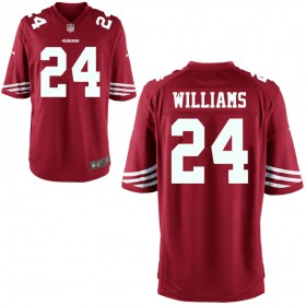 Youth San Francisco 49ers Nike Scarlet Game Jersey WILLIAMS#24