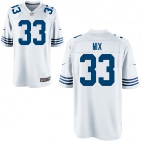 Men's Indianapolis Colts Nike Royal Throwback Game Jersey NIX#33