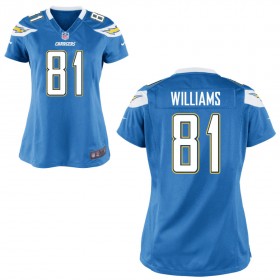 Women's Los Angeles Chargers Nike Light Blue Game Jersey WILLIAMS#81