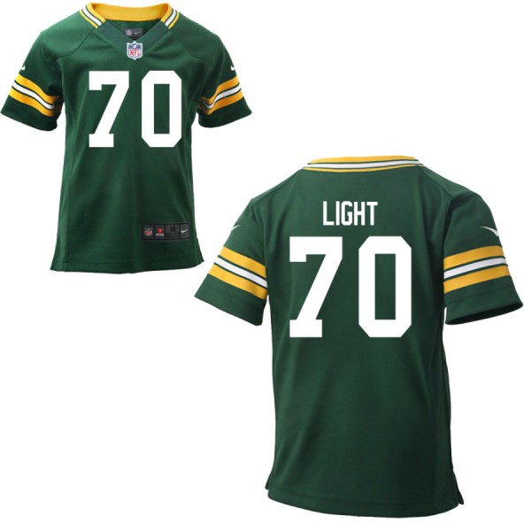 Nike Toddler Green Bay Packers Team Color Game Jersey LIGHT#70