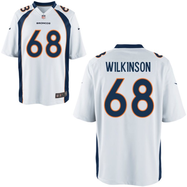 Nike Denver Broncos Youth Game Jersey WILKINSON#68