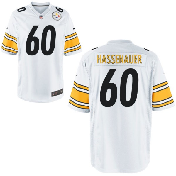 Nike Pittsburgh Steelers Youth Game Jersey HASSENAUER#60