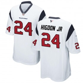Nike Men's Houston Texans Game White Jersey HIGDON JR#24