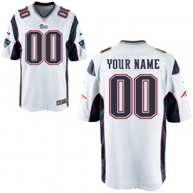 Nike Men's New England Patriots Customized Game White Jersey