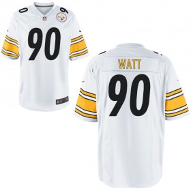 Nike Men's Pittsburgh Steelers Game White Jersey WATT#90