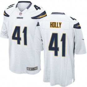 Nike Men's Los Angeles Chargers Game White Jersey HOLLY#41