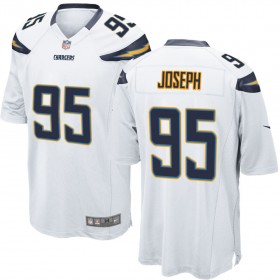 Nike Men's Los Angeles Chargers Game White Jersey JOSEPH#95