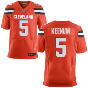 Men's Cleveland Browns Nike Orange Alternate Elite Jersey KEENUM#5