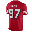Nike Men's San Francisco 49ers Nick Bosa #97 Scarlet Alternate Vapor Player Jersey
